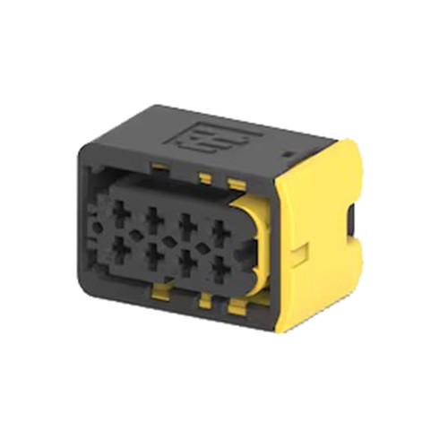 1-1670894-1 TE Connectivity Black/Yellow 8-Way Connector