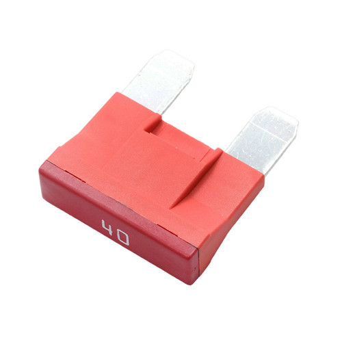 ANX58-UL-40A OptiFuse Maxi Blade Automotive Fuse 58VDC 40A, red fuse with metal prongs