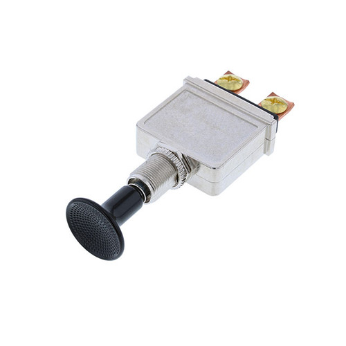 PP-1A-DC-7-B Switch Components – Heavy Duty Push Pull 2P OFF-ON Black Plated