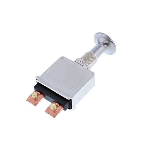 PP-1A-DC-7-M Switch Components – Heavy Duty Push Pull 2P OFF-ON Chrome Plated