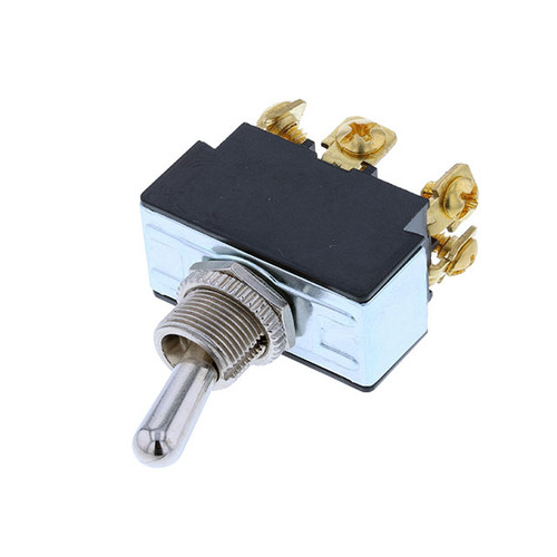 TB1-2E-DC-6 Switch Components -  Toggle - 6P DPDT ON-(ON), Screw