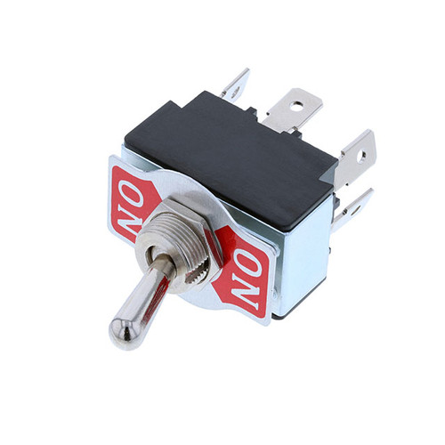 TB2-2D-DC-1 Switch Components -  Toggle - 6P DPDT ON-ON, Tab