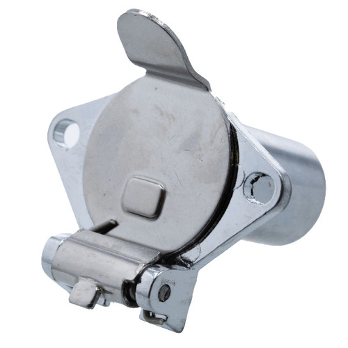 TC4-SC1-C Switch Components -  4-Pole Chrome plated Connector - Socket