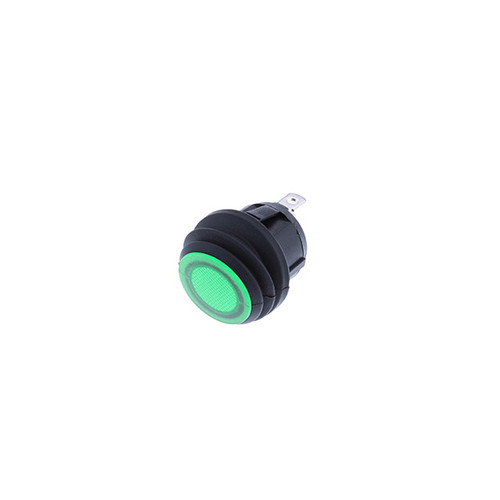 RA4-1A-DC-2-GL Switch Components – IP65 Round Rocker 3P SPST OFF-ON Green LED