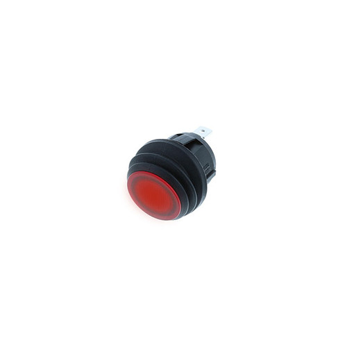 RA4-1A-DC-2-RL Switch Components -  IP65 Round Rocker - 3P SPST OFF-ON, Red LED