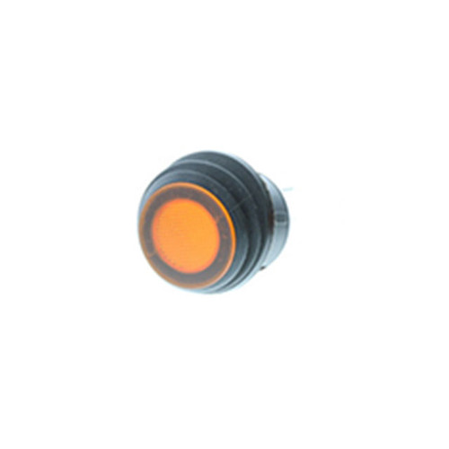 RA4-2A-DC-2-AL Switch Components – IP65 Round Rocker 4P DPST OFF-ON Amber LED