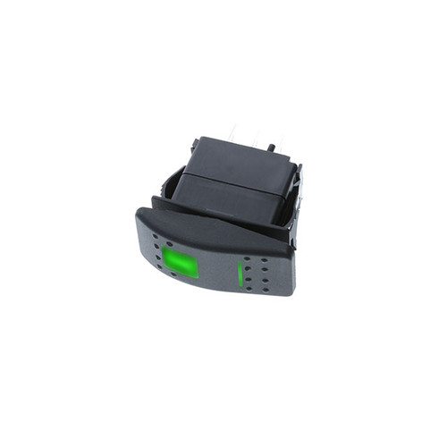 SRD1-1F-DC-1-BGG Switch Components – Contura Rocker 4P ON-OFF-ON Green LEDs IP56
