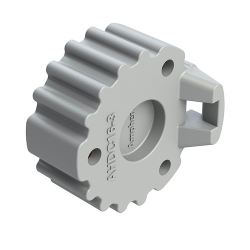 AHDC16-3 Amphenol Sine Accessory, Gray, Protective Cap for 3 Position Receptacles, AHD Series