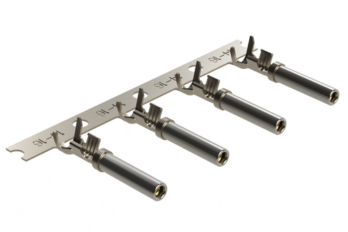 AT62-14-0144 Amphenol Sine - Stamped Formed Gold Plated Female Contact Standard Size 16 Socket Contact, Gold, 14-18AWG