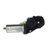 Side view of Bosch 0390203308 reversible 12V DC actuator motor featuring black transmission housing, output shaft, and integrated connector assembly.
