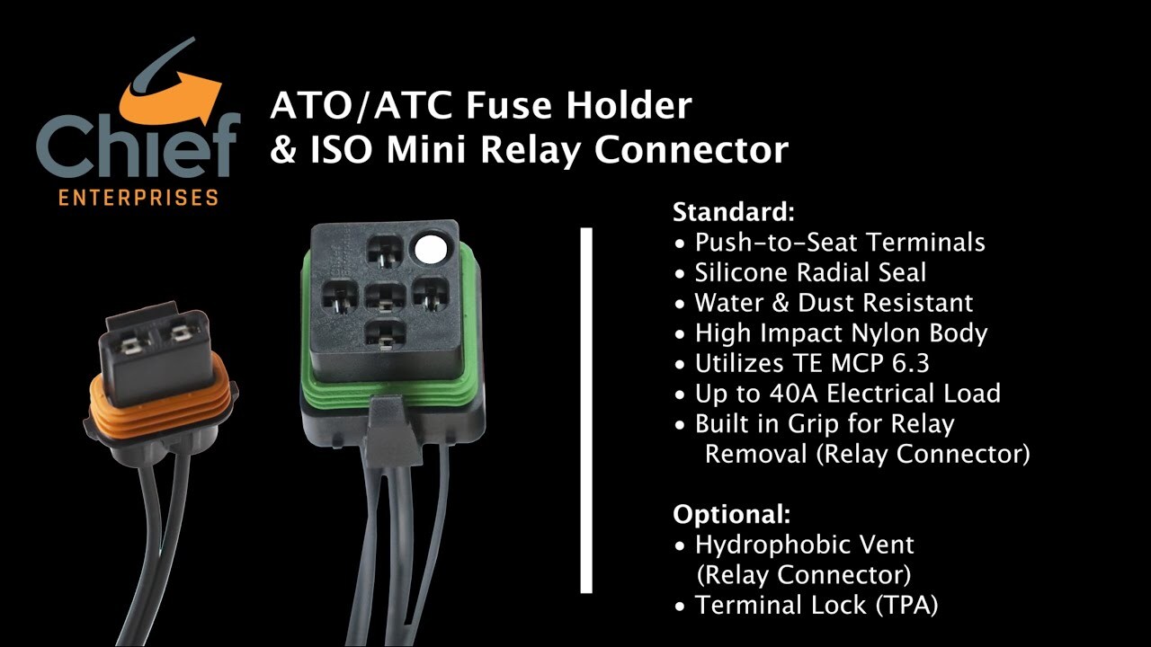 Fuse Holder and Relay Connector Video