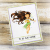 Serenity Fairy Butterfly - Digital Crafts, digital Stamp card making printable downloads..