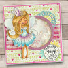 Serenity Fairy Princess - Digital Crafts, digital Stamp card making printable downloads.
