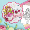 Serenity Fairy Princess - Digital Crafts, digital Stamp card making printable downloads