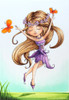 Serenity Fairy Wishes - Big Kahuna Digital Crafts, digital Stamp card making printable downloads.
