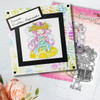 Serenity Fairy Resting - Digital Crafts, digital Stamp card making printable download
