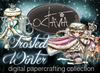 Husky Hugs - Octavia Frosted Winter - Digital STAMP CRAFT Download