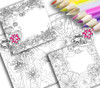 Adult Colouring pages bundle 14 - Downloadable Adult printable Colouring Book Pages