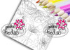 Adult Colouring pages bundle 15 - Downloadable Adult printable Colouring Book Pages