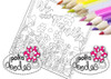 Adult Colouring pages bundle 17 - Downloadable Adult printable Colouring Book Pages