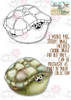 Sticks & Bones - Dinosaur Tortoise 2 - Digital Stamp CRAFT Download