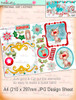 Winnie White Christmas Big Kahuna download including printable Design sheets to make crafting easy