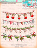 Winnie White Christmas  printable embellishments - use with a digital cutting  machine such as the Silhouette Cameo or Brother Scan and Cut