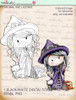 Winnie Wednesday Witch Digi stamp Printable download Halloween Trick or Treat  - Digital Stamp download printable clipart.