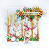 Bunny Rabbit Cottontail die set - card making craft cutter Die set