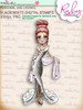 Ruby Chic (2) - precoloured digi stamp download