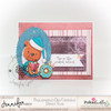 Bella Bear Hot Chocolate - Coloured - Too Cute digital papercrafting download