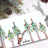 Jingle Bells Christmas stamp collection - 9 Clear Polymer stamp set