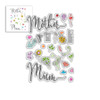 Mother's Sentiments -  Clear Polymer stamp set