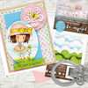 Pretty Flower Flourish card making crafting cutter die set Pretty Flower Flourish card making crafting cutter die set