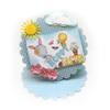 Hoppy Easter - COLOURED Printable Digital download