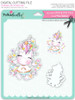 Hooray - Sparkle Unicorn COLOUR digi stamp download with Cutting File