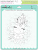 Hooray - Sparkle Unicorn digi stamp download