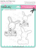 Gil Rabbit Gardening - digi stamp/with SVG/DXF Cutting File