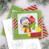 Wanda Penguin Surprise! - digi stamp/with SVG/DXF Cutting File