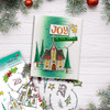 Heartfelt & Joy Christmas Text clear Stamp set - 8 stamps