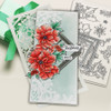 Merry Christmas Poinsettia Holiday stamp set (PD8093A)