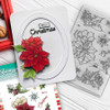 Merry Christmas Poinsettia Holiday stamp set (PD8093A)