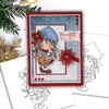 Winnie Christmas North Pole - printable stamp craft card making scrapbook digital stamps - BIG KAHUNA download bundle