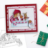 Winnie Christmas North Pole - printable stamp craft card making scrapbook digital stamps - BIG KAHUNA download bundle
