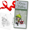 Winnie Christmas North Pole - printable stamp craft card making scrapbook digital stamps - BIG KAHUNA download bundle