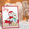 Frosty Winter Smiles Snowmen black and white BUNDLE - TOO Cute digital stamp download including SVG files