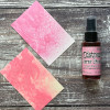 Kitsch Flamingo  Distress Stain Spray ink - Tim Holtz.  Spray directly on porous surfaces for quick, easy ink coverage. Mist with water to blend color and create mottled effects. Spray through stencils, layer colors, spritz with water and watch the color mix & blend. Spray Stains coordinate with the Distress palette of products.