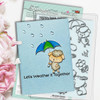 Spring Showers clear craft stamps lamb/sheep project