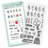 BIRTHDAY CELEBRATIONS 4 x 8" Clear Stamp Set (PD8137)
