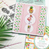 Tropical Fever - holiday/vacation party themed 4 x 4" Stamp set